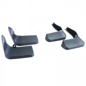 Mud flap set front and rear black for Peugeot 308 T9 pre-facelift 13-16