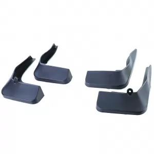 Mud flap set front and rear black for Peugeot 308 T9 pre-facelift 13-16