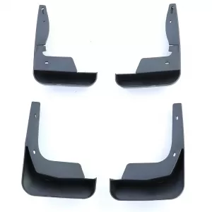 Mud flap set front and rear black for Peugeot 308 T9 pre-facelift 13-16