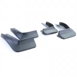 Mud flap set front and rear black for VW Touran II 2015-2021