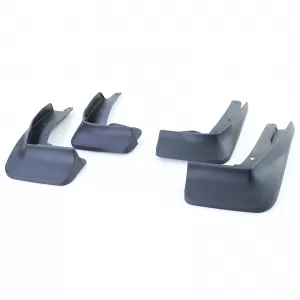 Mud flap set front and rear black for VW Touran II 2015-2021