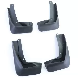 Mud flap set front and rear black for VW Touran II 2015-2021