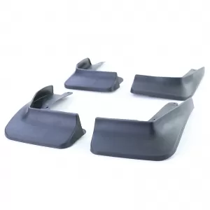 Mud flap set front and rear black for VW Touran II 2015-2021