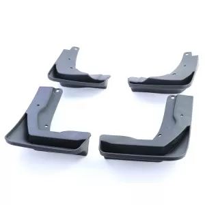 Mud flap set front and rear black for VW Touran II 2015-2021