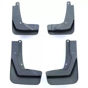 Mud flap set front and rear black for VW Touran II 2015-2021