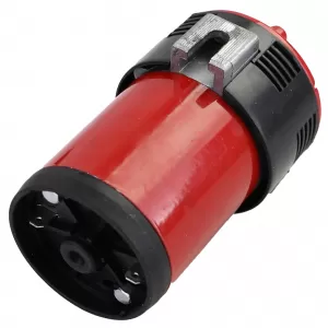 2-tone boat horn with 2 metal horns red + compressor 12 volt