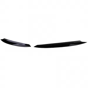 Headlight Eyebrows Evil Look Black Gloss suitable for VW Golf 7 12-21