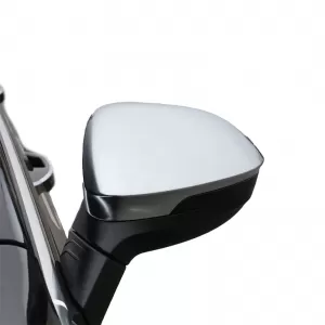 Mirror caps silver matte for replacement for VW Golf 8 + ID.3 with lane assist