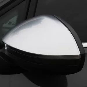 Mirror caps silver matte for replacement for VW Golf 8 + ID.3 with lane assist