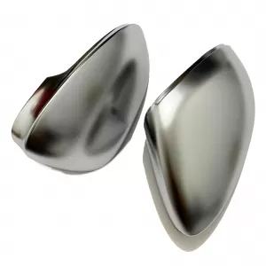Mirror caps silver matte for replacement for VW Golf 8 + ID.3 with lane assist