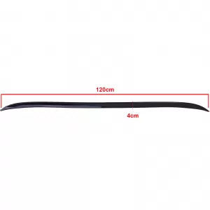 Flexible spoiler lip – universal front/rear – adhesive mounting black 120x4cm
