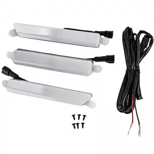 Griglia Sportiva a Nido d'Api Nera con LED adatta per Ford Ranger T7 16-19 2.2 3.2-image-6204835