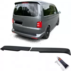 Roof spoiler rear spoiler with ABE glossy black for VW Bus T6 T6.1 with rear doors