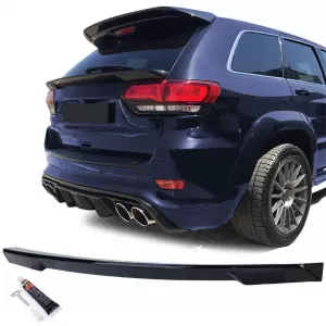 image-26-Hátsó középső spoiler ajak fényes fekete Jeep Grand Cherokee WK2 14-20
