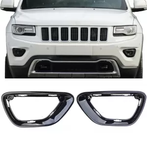 image-64-Ködlámpa keret fényes fekete Jeep Grand Cherokee WK2 14-17