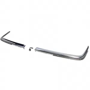 Finiture in cromo paraurti anteriore EU 1,8 mm 3 pezzi adatto per Mercedes SL R107 71-89-image-6204914