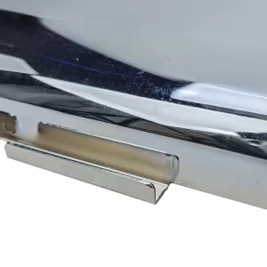 Finiture in cromo paraurti anteriore EU 1,8 mm 3 pezzi adatto per Mercedes SL R107 71-89-image-6204916