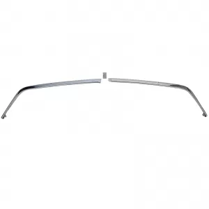 Finiture in cromo paraurti anteriore EU 1,8 mm 3 pezzi adatto per Mercedes SL R107 71-89-image-6204919