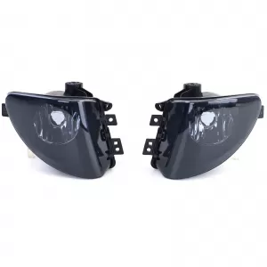 Clear glass fog lights black smoke set suitable for 5 Series BMW F10 F11 10-13