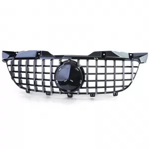 Griglia sportiva nera lucida cromo adatta per Mercedes Sprinter W906 06-13-image-6205046