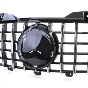 Griglia sportiva nera lucida cromo adatta per Mercedes Sprinter W906 06-13-image-6205049