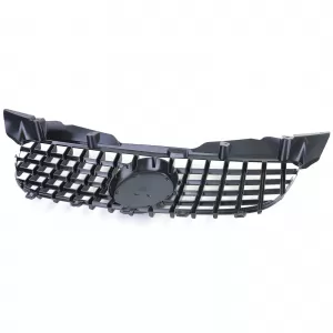 Griglia sportiva nera lucida cromo adatta per Mercedes Sprinter W906 06-13-image-6205052