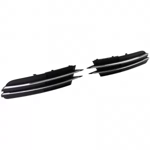 Grille trims bumper chrome for Audi A6 C7 4G 10-14 without S-Line