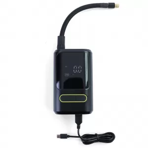 Battery compressor air pump with display power bank flashlight