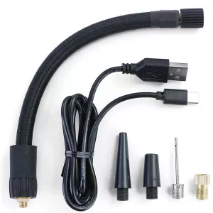 Battery compressor air pump with display power bank flashlight