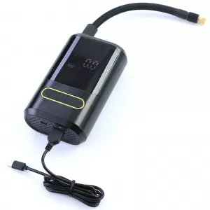 Battery compressor air pump with display power bank flashlight