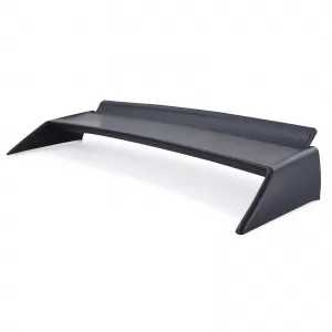 Spoiler posteriore ala Evo look sportivo realizzato in ABS adatto per BMW Serie 3 E30 1982-1993-image-6205163