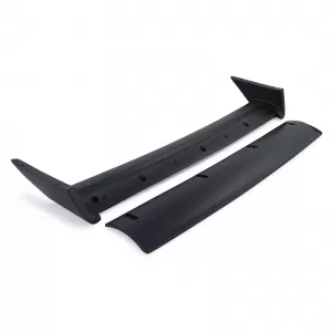 Spoiler posteriore ala Evo look sportivo realizzato in ABS adatto per BMW Serie 3 E30 1982-1993-image-6205165