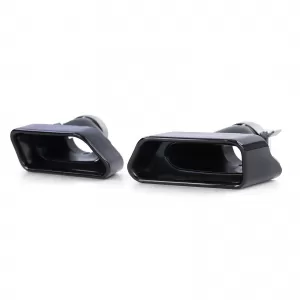 Terminali di scarico V8 550 stile neri adatti per BMW Serie 5 F10 F11 535i 535d-image-6205168