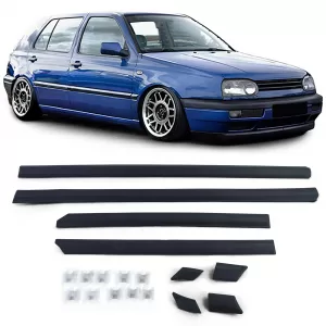 image-20-Díszléc ajtóvédő és lökhárító védőcsík szett 8-részes + patentok VW Golf 3 91-97 4-ajtós