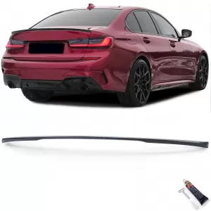 Rear spoiler lip performance carbon look with ABE for 3 Series BMW G20 sedan