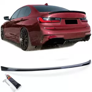 image-28-Sport hátsó spoiler ajak fényes fekete ABE-vel BMW 3-as G20 2019-2022