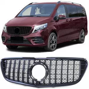 image-66-Sport hűtőrács fényes fekete Mercedes V-osztály Vito W447 W448 2019-tő