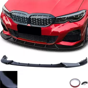 image-3-Első spoiler sport toldat fényes fekete BMW 3-as G20 G21 2019-2022