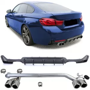 image-31-Karbon diffúzor + sport kipufogóvég BMW 4-es F32 F33 F36 425 428 430 modellekhez