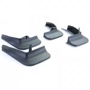 Mud flap set front and rear black for VW Tiguan 2 AD1 from 16