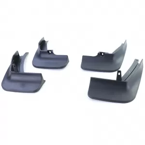 Mud flap set front and rear black for VW Tiguan 2 AD1 from 16