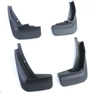 Mud flap set front and rear black for VW Tiguan 2 AD1 from 16