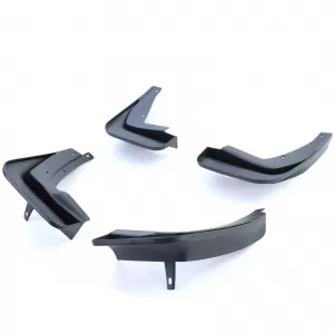 Mud flap set front and rear black for VW Tiguan 2 AD1 from 16