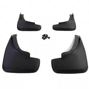 Mud flap set front and rear black for VW Golf 4 97-06 Golf 5 05-09