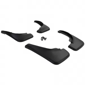 Mud flap set front and rear black for VW Golf 4 97-06 Golf 5 05-09