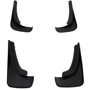 Mud flap set front and rear black for VW Golf 4 97-06 Golf 5 05-09
