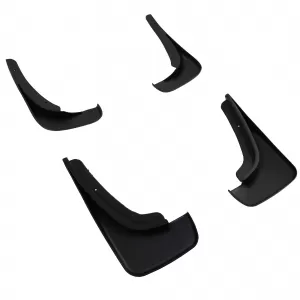 Mud flap set front and rear black for VW Golf 4 97-06 Golf 5 05-09