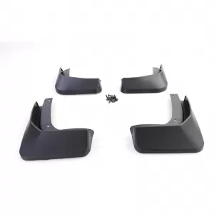 Mud flap set front and rear black for VW Golf Sportsvan 2014-2017