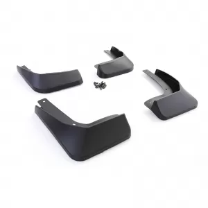 Mud flap set front and rear black for VW Golf Sportsvan 2014-2017