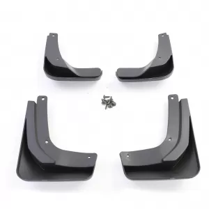 Mud flap set front and rear black for VW Golf Sportsvan 2014-2017